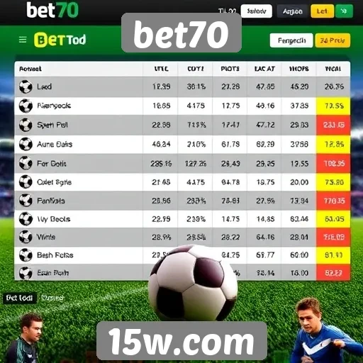 Comparação de odds no bet70 versus concorrentes